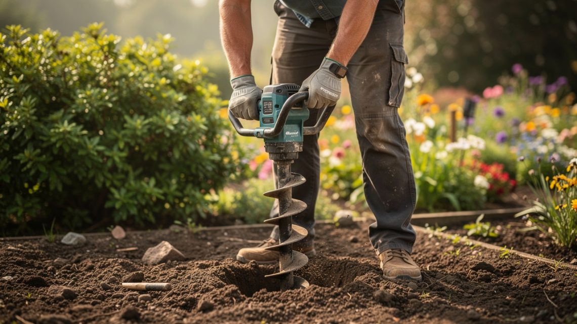 Quelle motorisation choisir pour une tarière de jardin ?